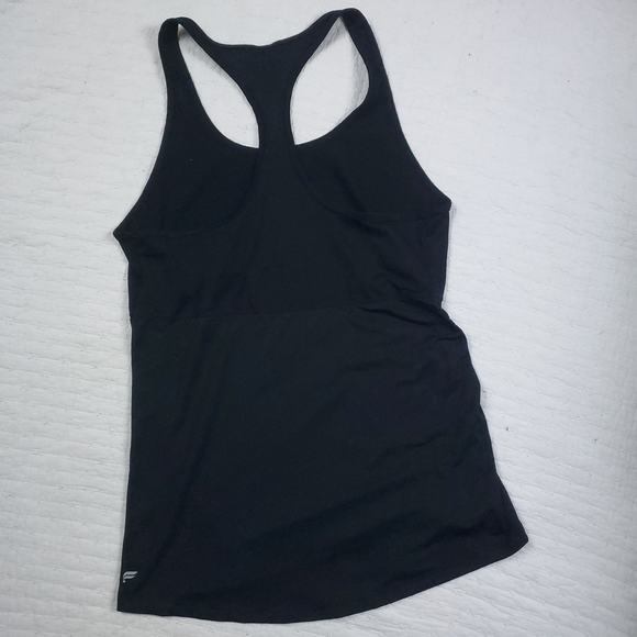 Fabletic Racerback Athletic Black Cashel Curved Running Fitness Racerback Tank S - Picture 6 of 12